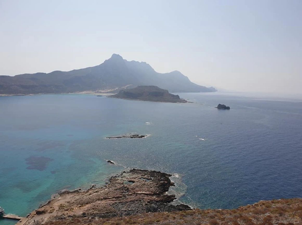 Balos seen from Gramvoussa fortress