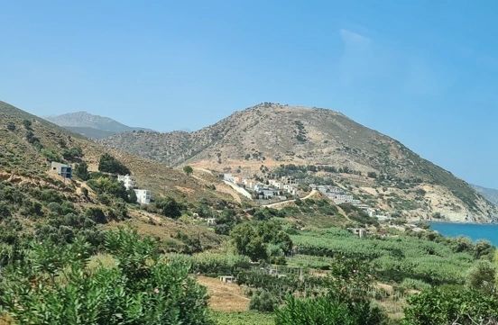 Bali, as seen from the national road Rethymno-Heraklion