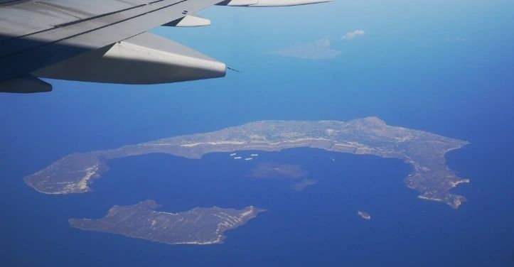 My favourite view when leaving Crete 